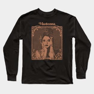 Madonna - Retro Style Long Sleeve T-Shirt